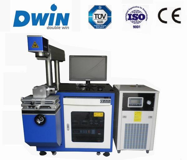 Dw50d diode. côté- pumped machine de marquage laser pour le plastique/balises animal aluminium