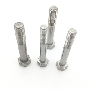 Vis à tête hexagonale en acier inoxydable 304 <span class=keywords><strong>SS</strong></span> 316 A4 <span class=keywords><strong>A2</strong></span> DIN 933 DIN 931 - Product Image 3