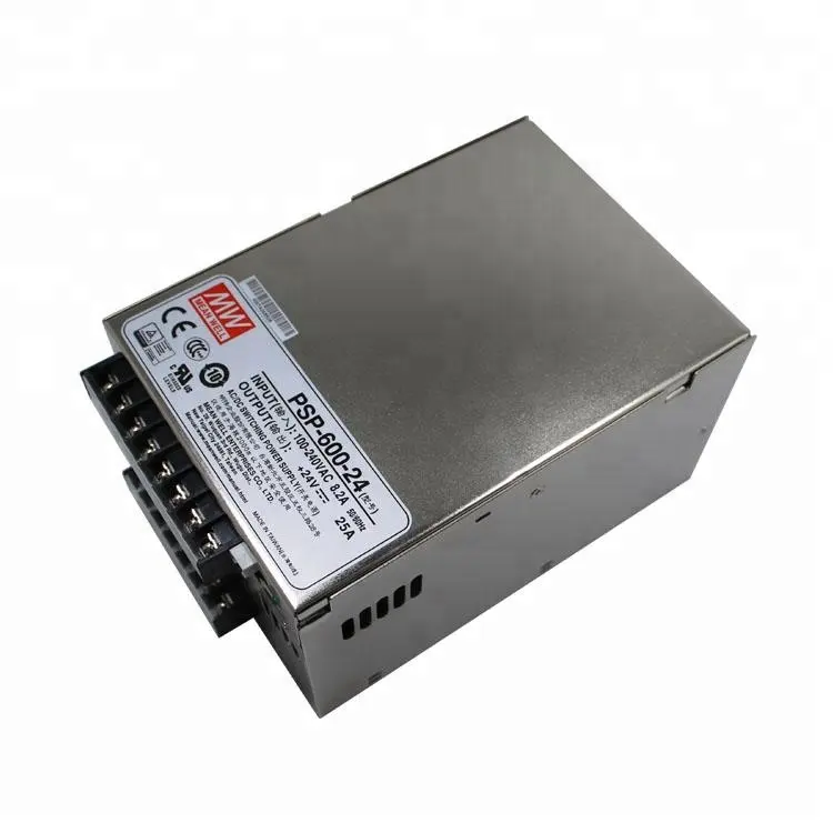 Power Supply 12V 600W 50A MeanWell PSP-600-12 Switching Power Supply Built In Remote Sense Function And PFC