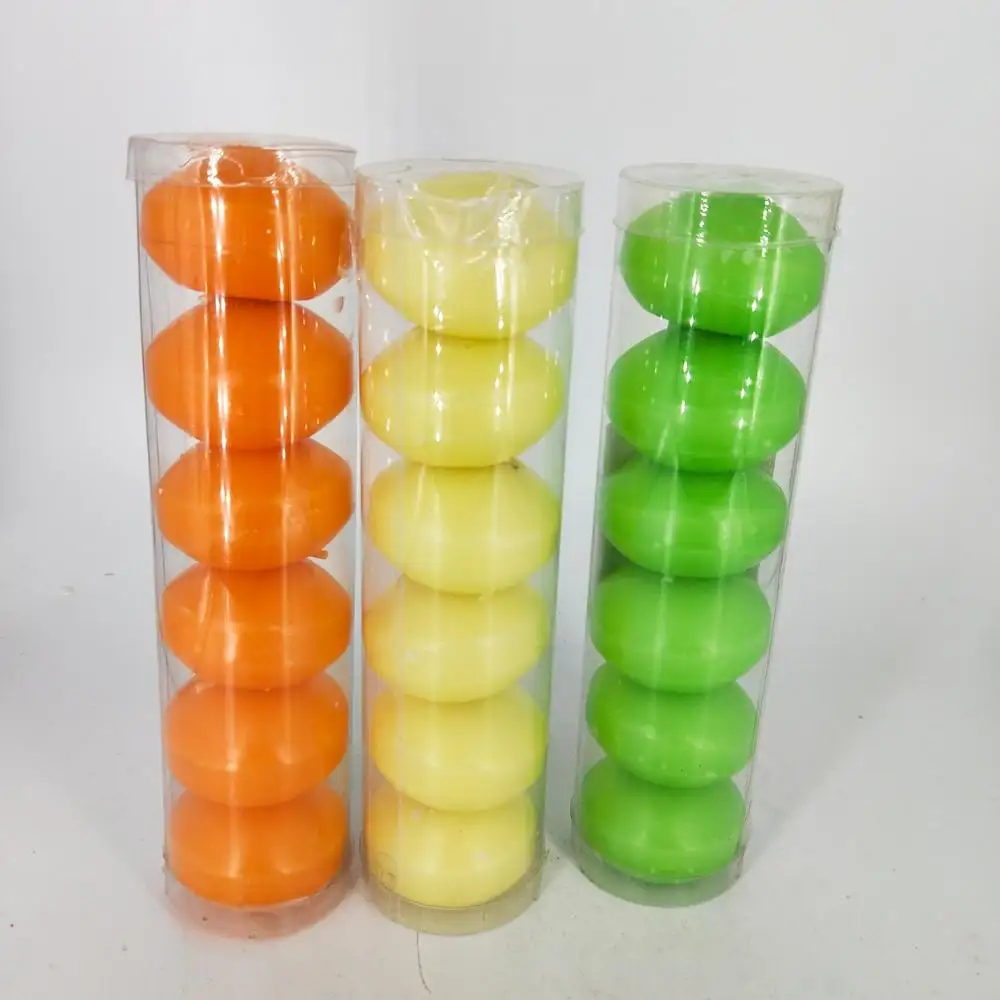 Hot Sale Colorful Small Round Shape Water Floating Candle