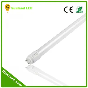 منخفضة الطاقة consumpition الأبيض t8 ce rohs شهادات ul 18 واط t8 led أنبوب 86-265 فولت/ac