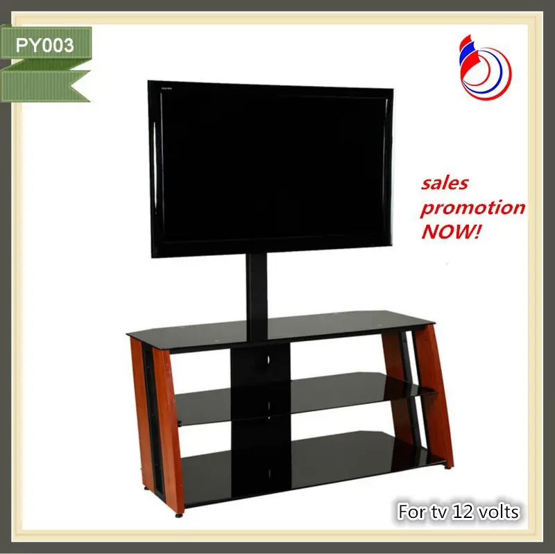 Soporte de TV de plasma LED alto brillo vendible y elegante para TV LCD de 12 voltios