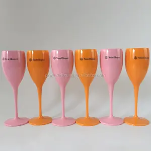 5,5 OZ Popular color seguro irrompible boda Partes brindando de flautas de champán