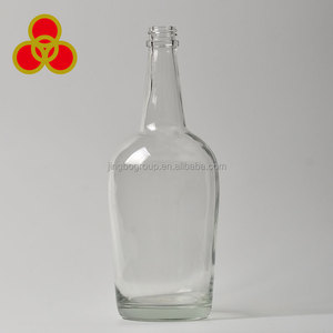 Personnalisé en relief verre bouteille pour <span class=keywords><strong>gin</strong></span> bouteille 500 ml avec <span class=keywords><strong>du</strong></span> liège - Product Image 1