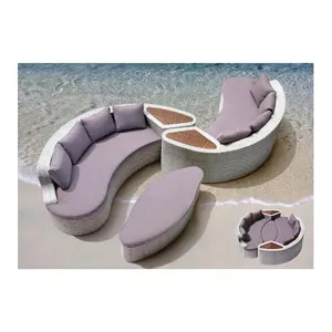 Garden furniture outdoor sofa set rope outdoor furniture Sun Lounger Specific Use General Use Outdoor