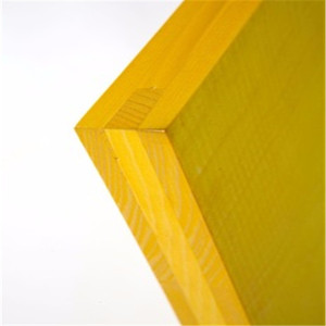 Panel de 3 capas para encofrado de construcción, color amarillo - Product Image 1