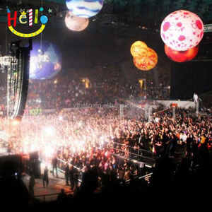 Inflable personalizado LED Luz Decoración inflable LED iluminación planeta - Product Image 3
