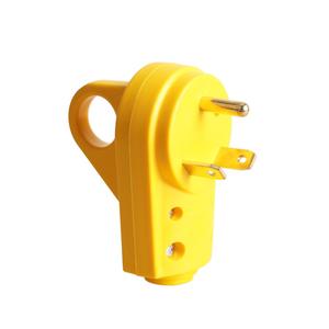 Adaptador RV macho de 30 <span class=keywords><strong>AMP</strong></span>, enchufe de receptáculo, adaptador de enchufe eléctrico con mango (macho de 30 amperios), envío directo en EE. UU. - Product Image 5