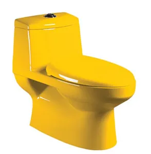 Verborgen HS-1506D Economische Één Stuk Keramische Toiletpot Kleur, Gekleurde Toiletpot