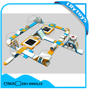 Inflatable island, giant inflatable floating water park with SGS certificate - Product Image 1