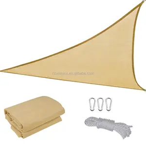 100% nouvelle voile d'ombre de soleil de tissu de HDPE pour l'ombrage extérieur