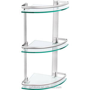 Estante <span class=keywords><strong>de</strong></span> Vidrio Montado en la Pared para Accesorios Sanitarios Comerciales, Estante <span class=keywords><strong>de</strong></span> <span class=keywords><strong>Baño</strong></span>, Estante <span class=keywords><strong>de</strong></span> Esquina - Product Image 1
