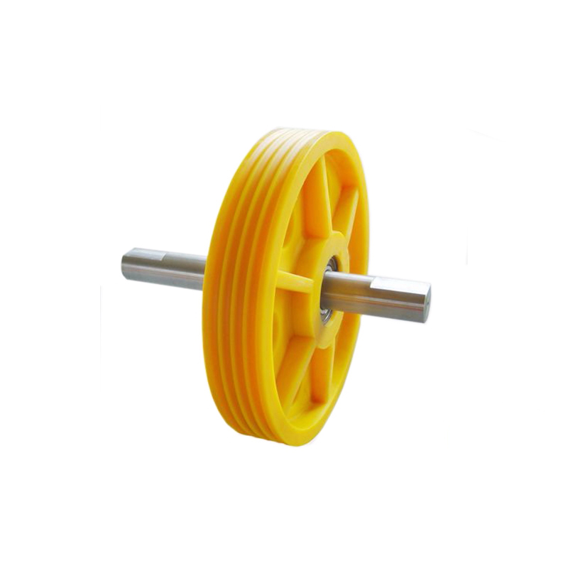 Most effective wire rope drive pulley wheel elevator traction sheave