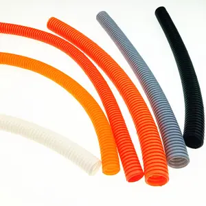 Plastic Corrugated Pipe China Hot Sale Nylon PA Plastic Flexible Corrugated Pipe High Quality