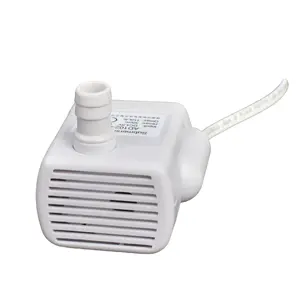 White color low power high efficiency mini dc submersible water pump solar fountain aquarium pool pump 5V 0.3W 110LPH, 30cm