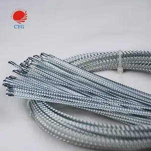 Cyg aço carbono 4mm galvanizado espiral osso, para espartilho moda praia vestido de noiva