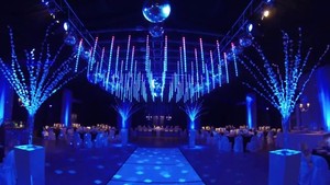 DMX Discoteca di illuminazione 360 gradi flessibile ha condotto la luce meteora 3d verticale della discoteca tubo - Product Image 5