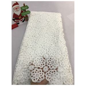 Reine weiße Farbe Guipure/<span class=keywords><strong>Cord</strong></span> <span class=keywords><strong>Lace</strong></span> Stickerei <span class=keywords><strong>Lace</strong></span> <span class=keywords><strong>Fabric</strong></span> für die Hochzeit - Product Image 6