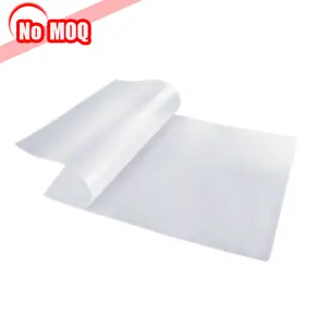 NENHUM MOQ transparente anti estática poliéster EVA filme de laminação a4 folha de papel