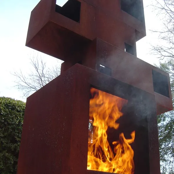 Outdoor metalen haard ontwerpen rvs fire kuilen