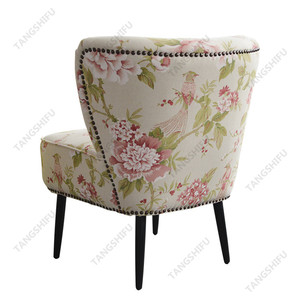 Country Style Hotel Wing Back High Back Silla de ocio Silla de salón - Product Image 4