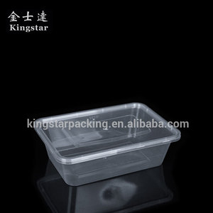 500Ml Lò Vi Sóng Hình Chữ Nhật Dùng Một Lần Pp Nhựa Thực Phẩm <span class=keywords><strong>Container</strong></span> Với Nắp - Product Image 3