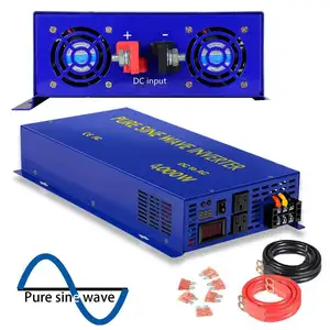 WZRELB Pure Sine Power Inverter 4000 Watt Continuous / 8000 Watt Surge, Emergency Power Supply