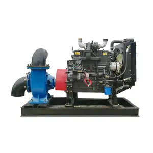 55hpディーゼルエンジン駆動の8インチディーゼルエンジン灌漑ポンプ360立方メートルのウォーターポンプ