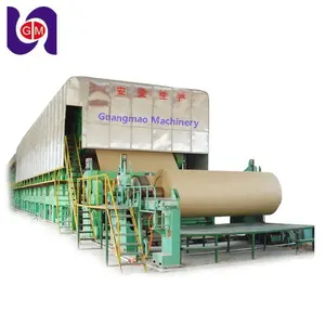 New Condition and kraft paper making machine Type 25 ton per day kraft paper mill price