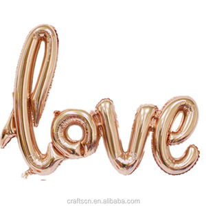 Ballon lettres d'amour combinés pour mariage, en aluminium, vente en gros, 10 pouces - Product Image 5