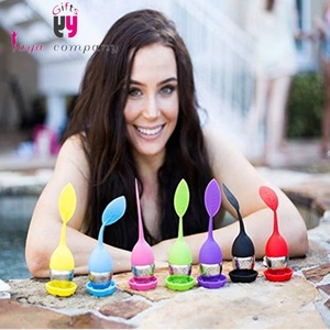 Prix d'usine En Gros Fantaisie Pot Plante Feuille Style Silicone Thé Infuseur - Product Image 6