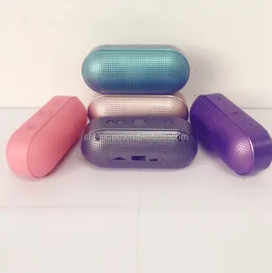 2016 Mini Bluetooth Pill Loa với FM Radio Thẻ TF Bluetooth Loa