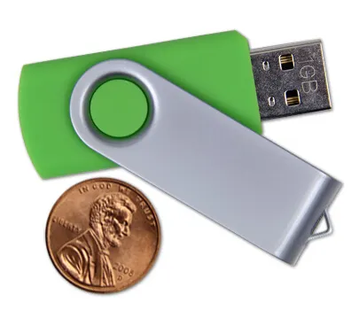 GITRA Sample Usb de plástico e metal 2GB USB giratório 2.0 3.0 Flash Drive 4GB 16GB com logotipo personalizado 32GB 64GB 128GB