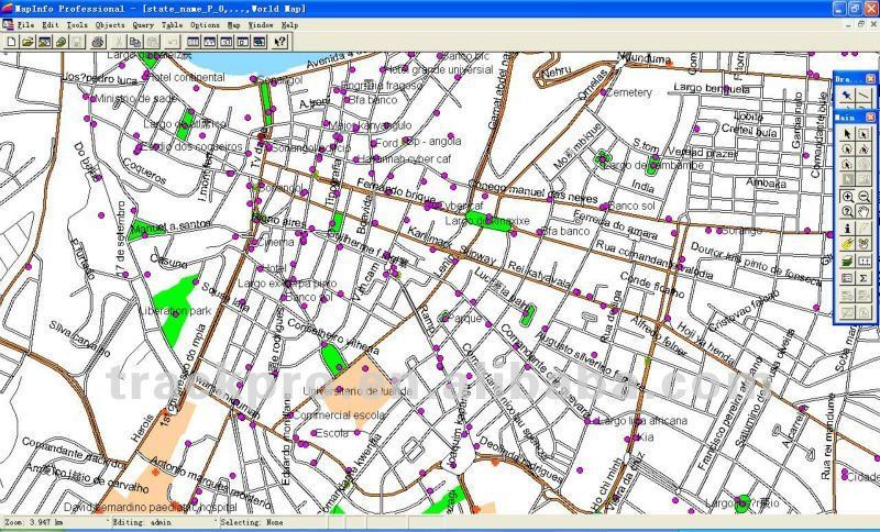 Angola mapa más nuevo MapInfo TAB mapa ESRI SHP ArcView SHP mapa formato ArcView ArcGIS AutoCAD PDF XML vector mapa digital