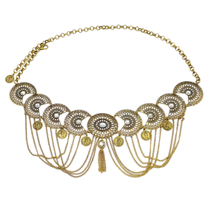 Bijoux de corps bohèmes, pendentif en forme de pièce de monnaie en argent antique, chaîne longue pendante, rétro, danse, été, plage, ceinture de <span class=keywords><strong>ventre</strong></span>, chaîne de taille pour femmes - Product Image 5