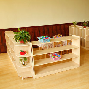 Good Quality Safe Modern Design Durable Eco-Friendly MDF Customized Color Knocked-down Structure <strong>Toy</strong> Storage Cabinet 3 <strong>Shelves</strong> - Product Image 2