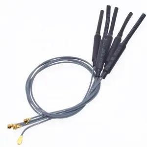 Sıcak satış 2.4 GHz WIFI Anten 3dbi Ufl IPX Konnektör Pirinç Iç Hava 29 cm Uzunluk 1.13 Kablo
