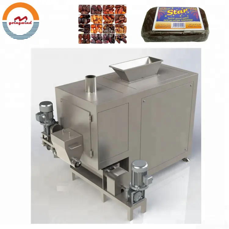 Automatic commercial date paste making machine auto industrial dates palm jujube paste grinding equipment cheap price for sale