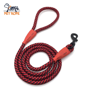 Dongguan braided rope dog leash factory climbing rope dog leash