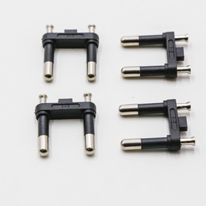 <span class=keywords><strong>BA</strong></span>-010 Brasil macho insertar INMETRO 4,8mm hueco pines negro - Product Image 5
