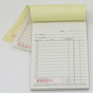 Carnet de factures autocopiantes en deux parties, personnalisation acceptée - Product Image 4