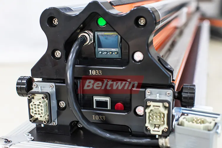 Beltwin 1800Mm Breedte Food Grade Pvc Transportband Hot Vulcaniseren Persmachine Licht Gevulkaniseerd Machine