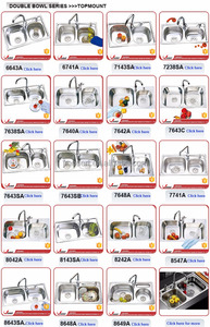 Nuovo Design <span class=keywords><strong>Lavello</strong></span> da Cucina a Doppia Vasca in Acciaio Inox 304 su Misura - Product Image 6