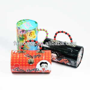 Sac à main en métal Offre Spéciale avec poignée en chaîne de perles brillantes Design charmant pour cadeaux ou biscuits - Product Image 4