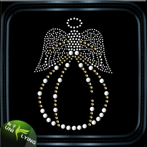 Tùy Chỉnh Sửa Chữa Nóng Pha Lê Motif <span class=keywords><strong>Flatback</strong></span> Rhinestone T-Shirt Chuyển Sắt Trên Thiết Kế - Product Image 5