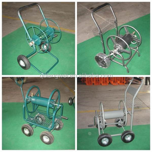Bobine de moulinet en métal à quatre roues, chariot, tuyau de jardin, offre spéciale, 2015 - Product Image 6