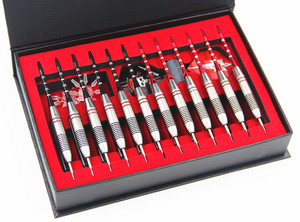 Jc PT-FB1835 12 gói thép tip phi tiêu đặt 22 gram với nonslip <span class=keywords><strong>Brass</strong></span> Thùng 16cm - Product Image 6