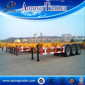 20-40ft/<span class=keywords><strong>2</strong></span> o 3 <span class=keywords><strong>ejes</strong></span> ampliamente utilizado <span class=keywords><strong>plataforma</strong></span> de carga de contenedores semi <span class=keywords><strong>remolque</strong></span> en venta - Product Image 6