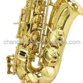 Instrumento de vento metal acabamento alto saxofone para ensino abc1102yn