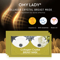 Patch médical coréen pour les seins, masque pour la poitrine et les mamelons, Hydrogel en cristal, pièces